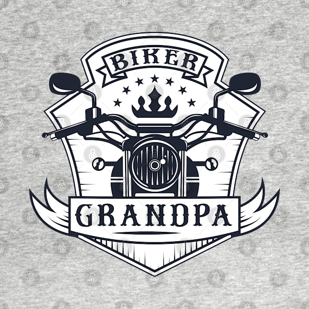 Biker Grandpa Motorcycle by EPDROCKS